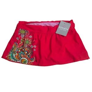 NWT ATHLETA PAISLEY SALINA MONTEGO SHIRRED SWIM